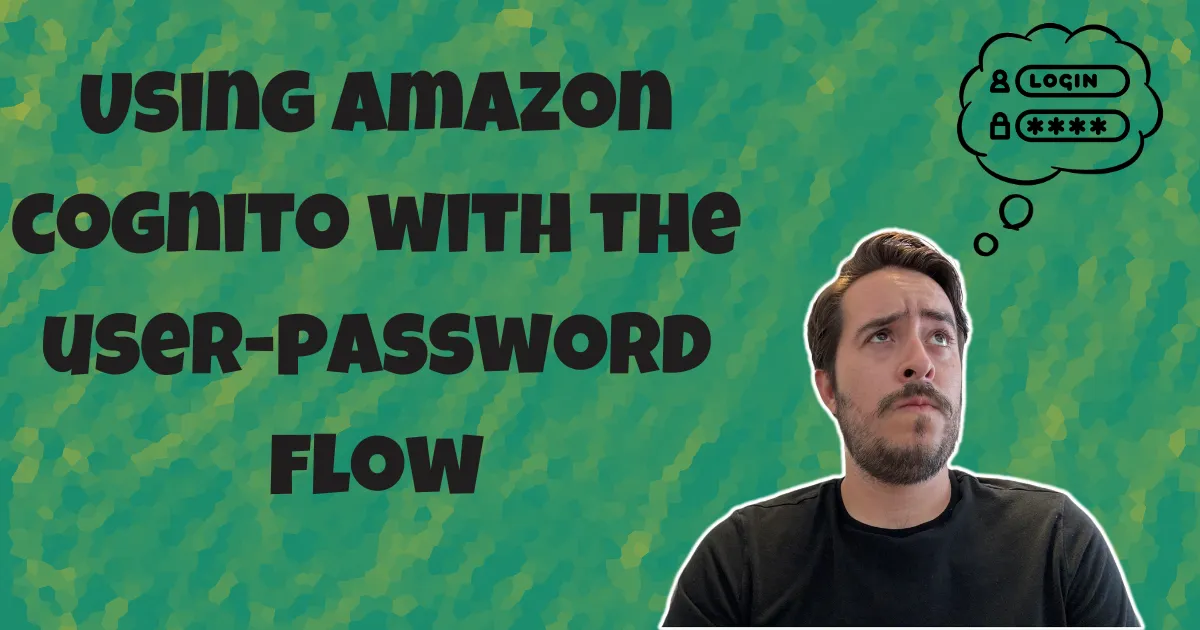 Using Amazon Cognito with the user-password flow