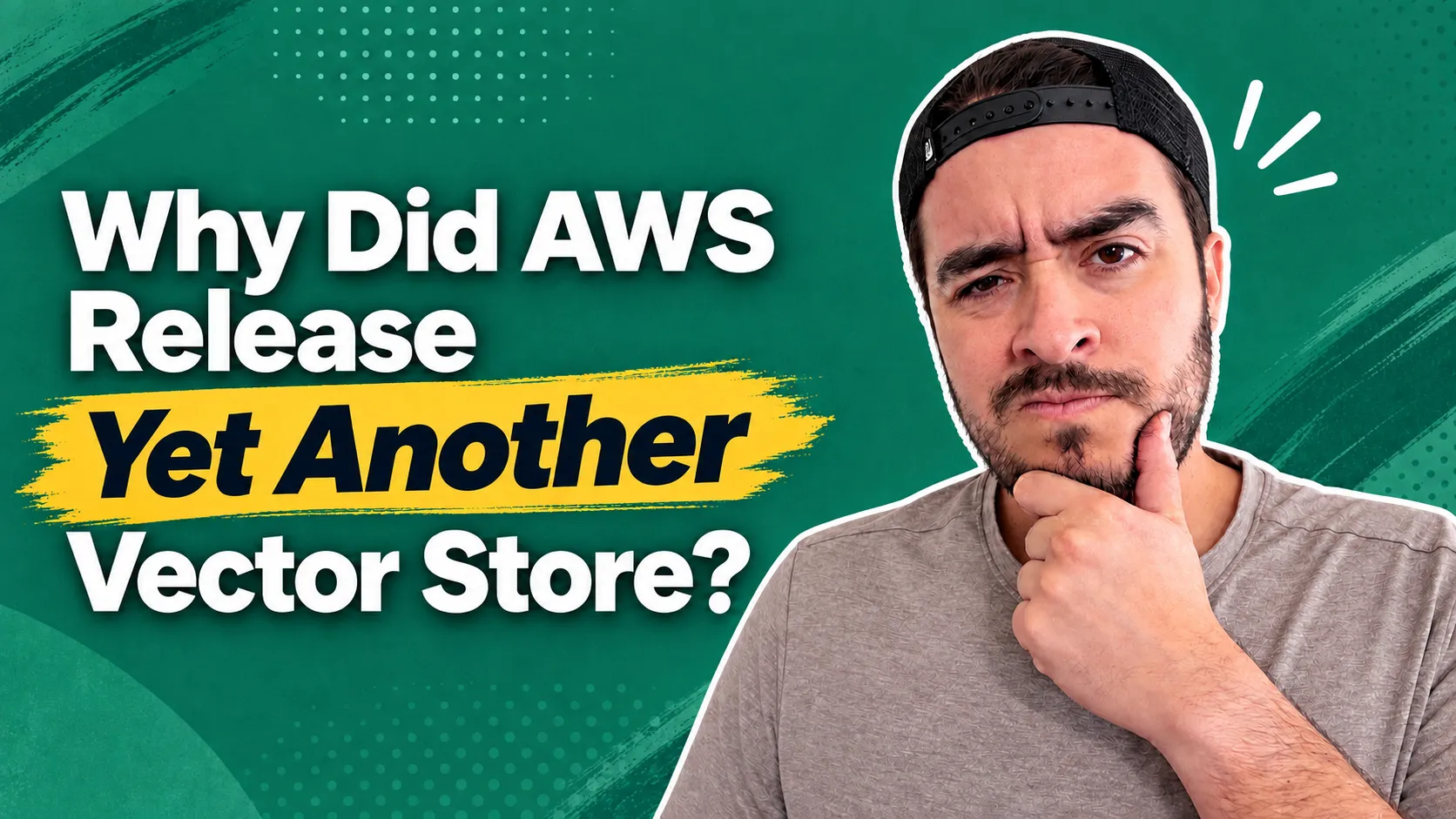 Title image for Why Did AWS Release Yet Another Vector Store?